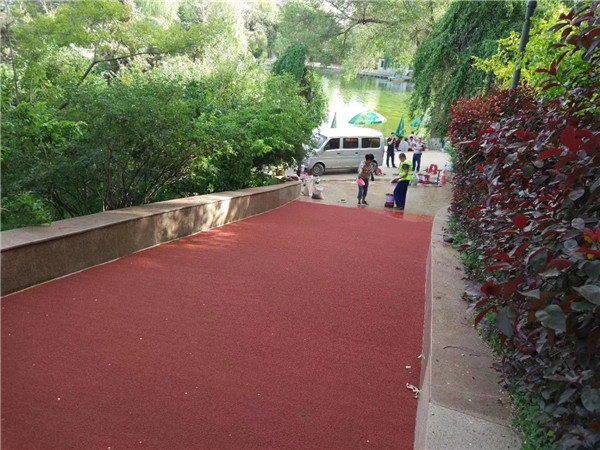 嘉定彩色路面施工